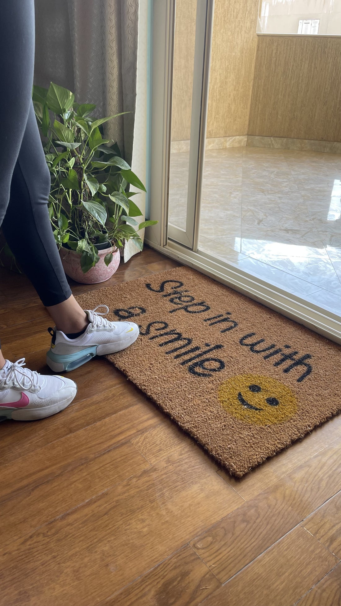 Step in with a Smile